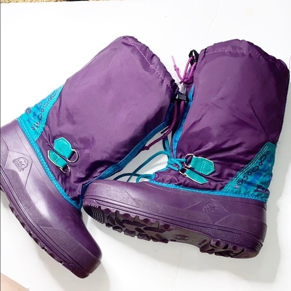 Sorel Shoes - Sorel Purple Teal Freestyles Snow Winter Waterproof Boots